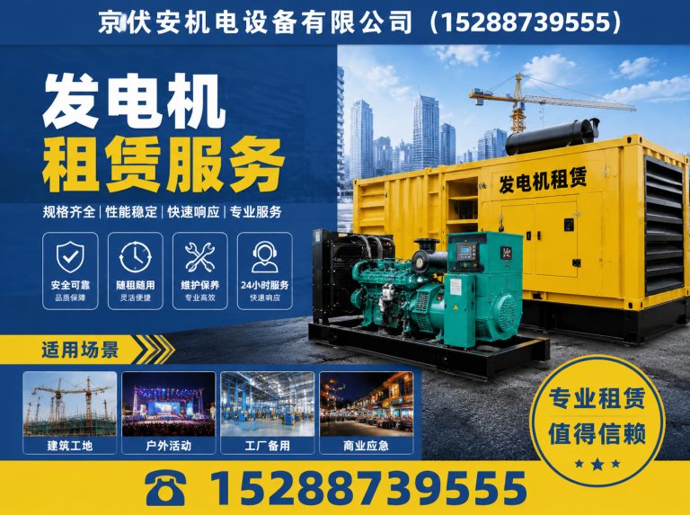 晋城发电车租赁展示图